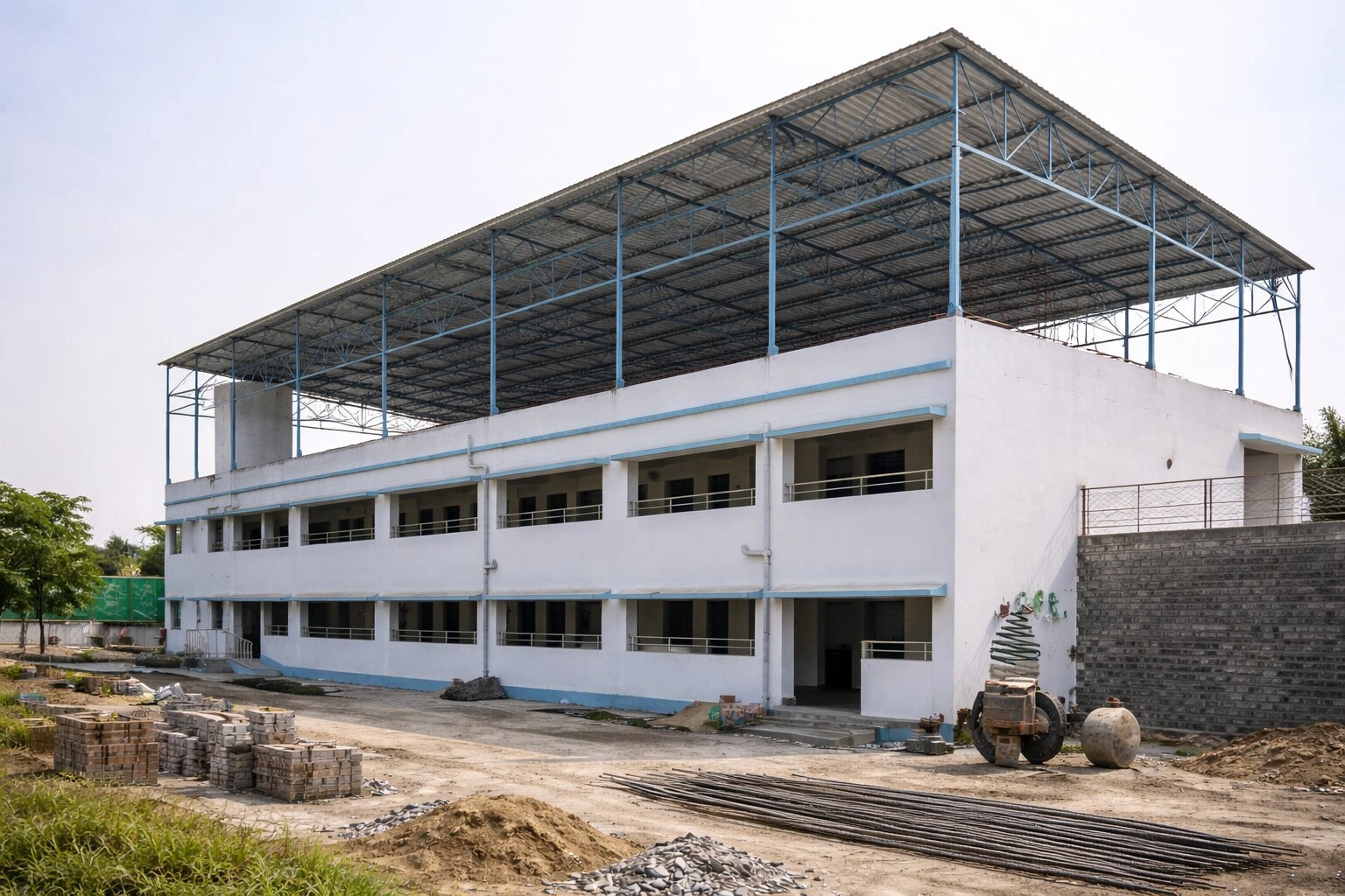 Prefabricated steel building structural frame by CND Engineering
